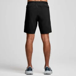 saucony Mallas Y Shorts|Hombre Outpace 7" Short Black