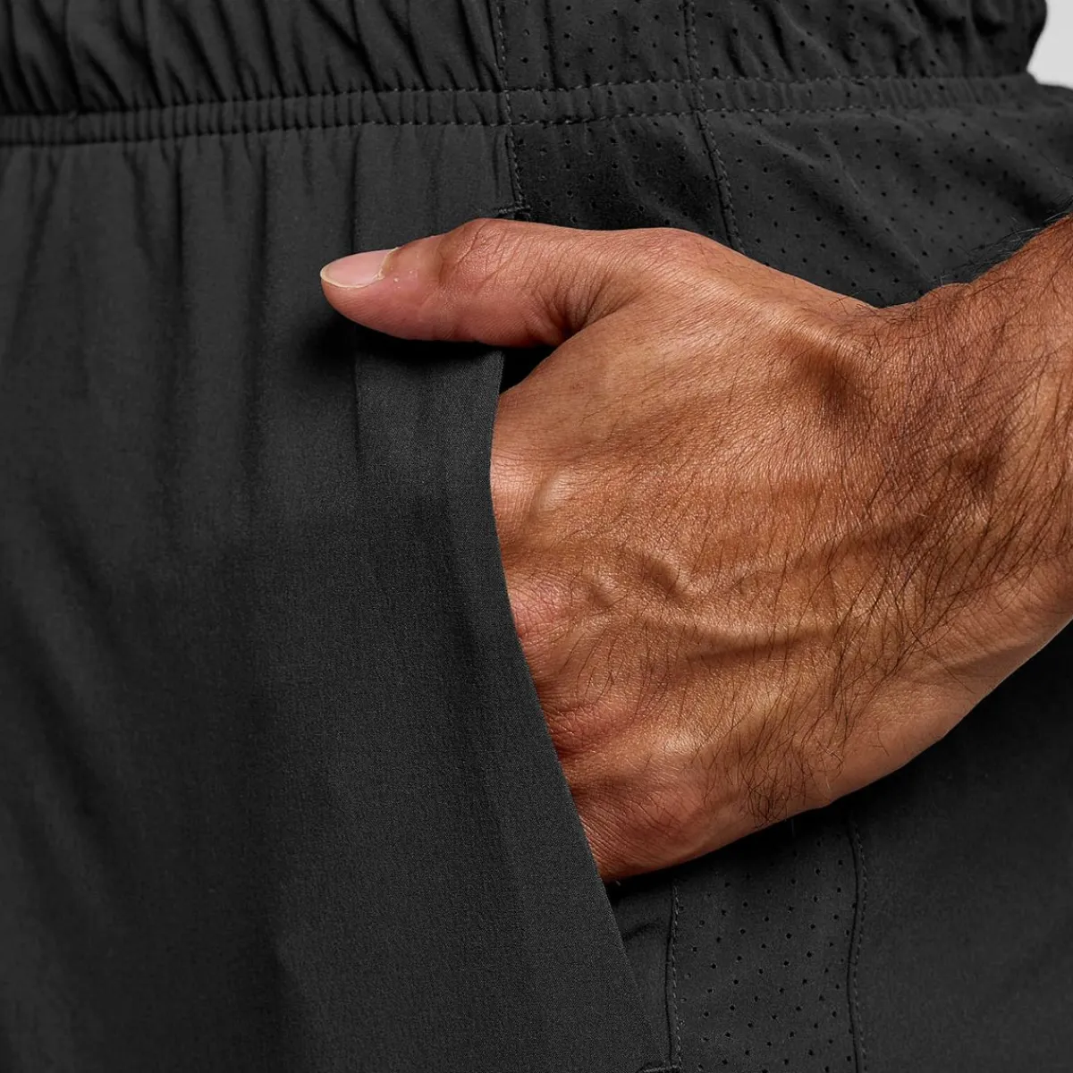 saucony Mallas Y Shorts|Hombre Outpace 7" Short Black
