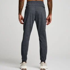 saucony Mallas Y Shorts|Hombre Solstice Jogger Black Heather
