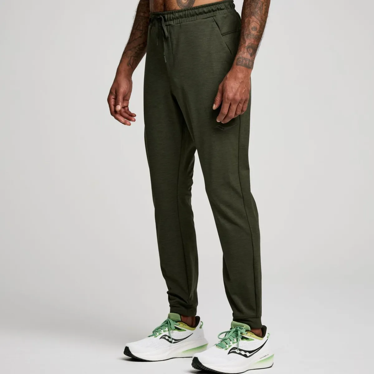 saucony Mallas Y Shorts|Hombre Solstice Jogger Umbra Heather