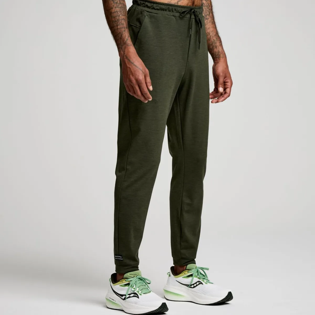 saucony Mallas Y Shorts|Hombre Solstice Jogger Umbra Heather