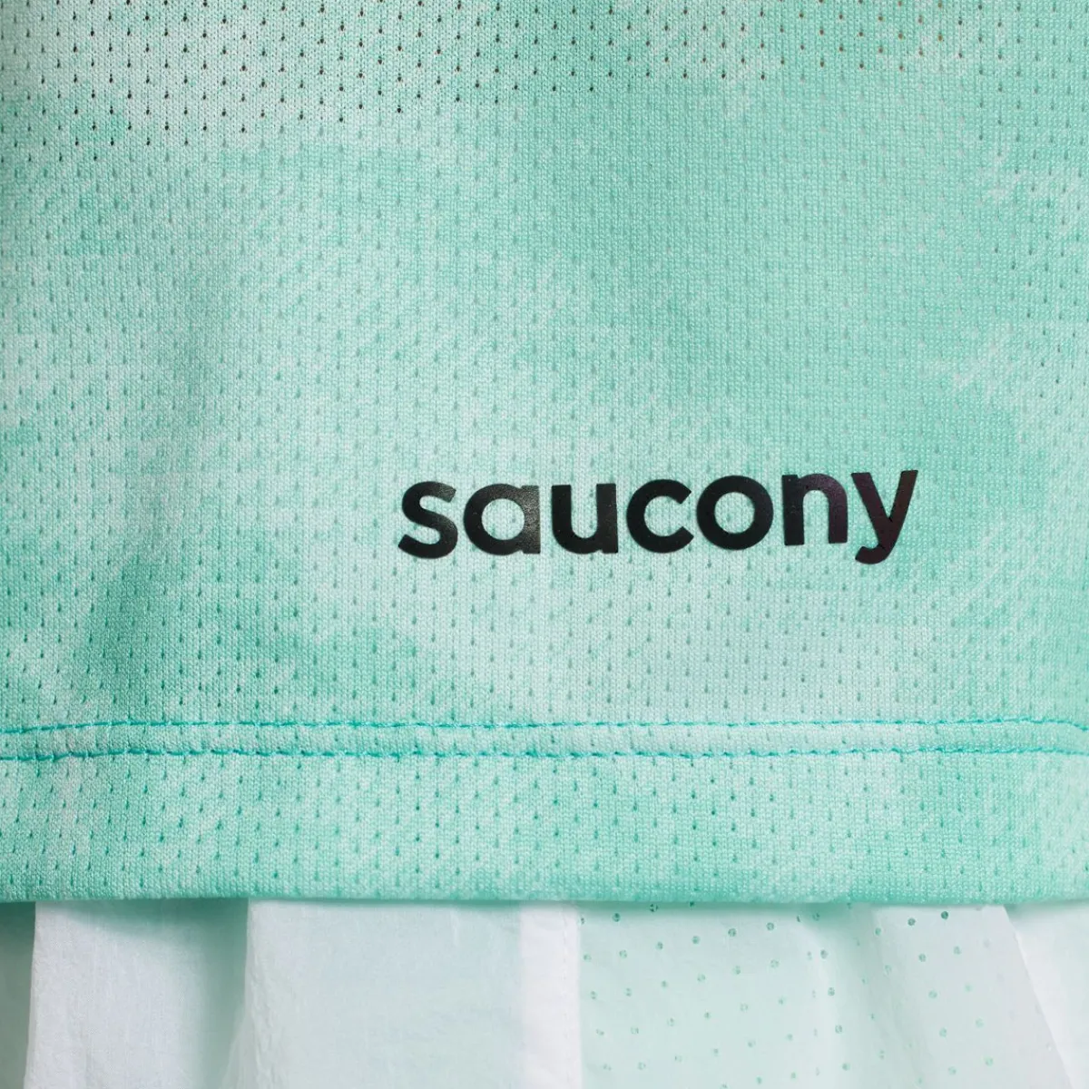 saucony Camisetas|Mujer Elevate Short Sleeve Atmos Tie-Dye Print